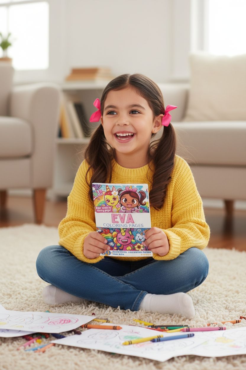 Eva personal coloring pages