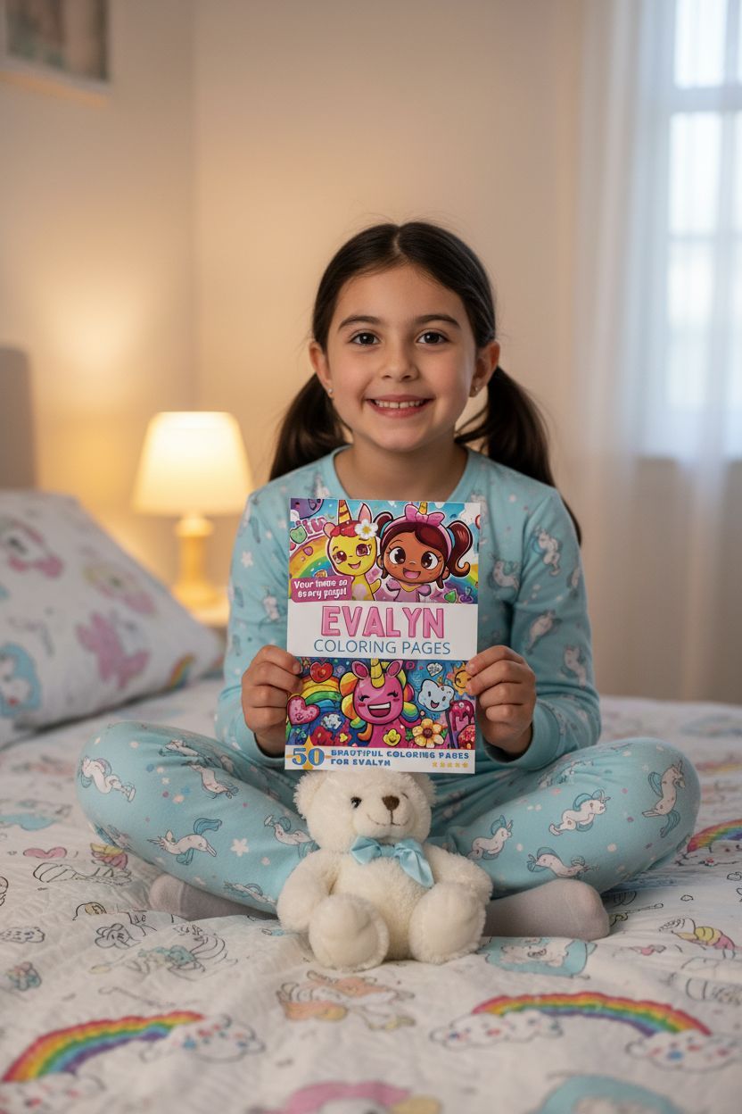 Evalyn personal coloring pages