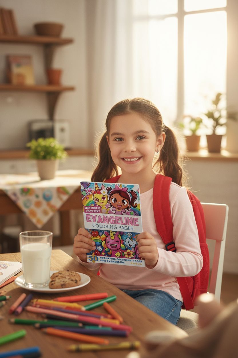 Evangeline personal coloring pages