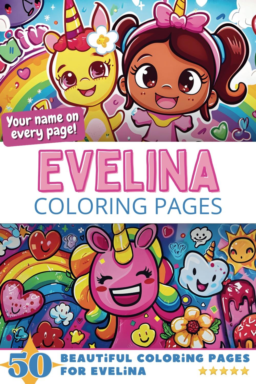 Evelina Coloring Book Cover