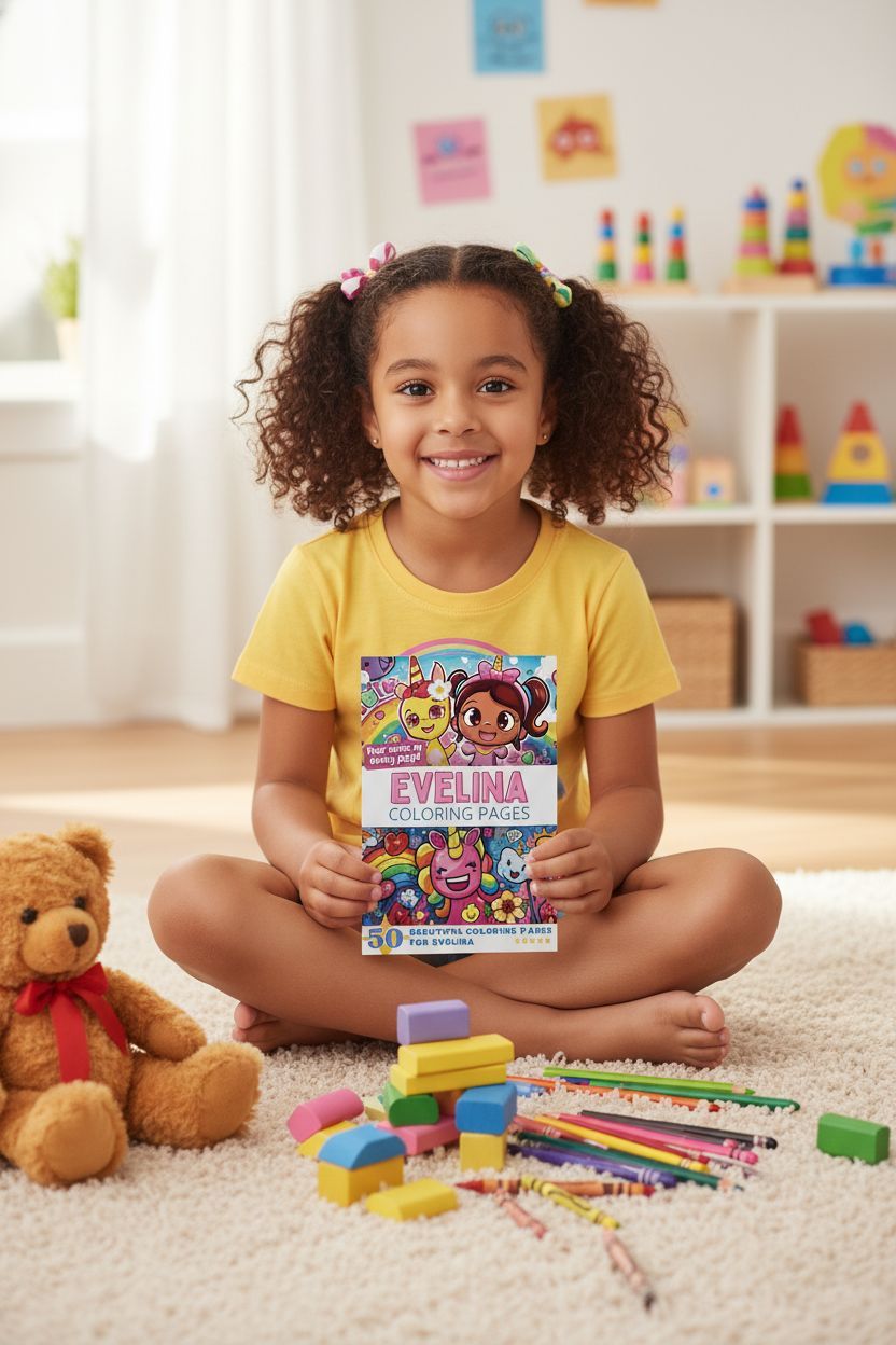 Evelina personal coloring pages