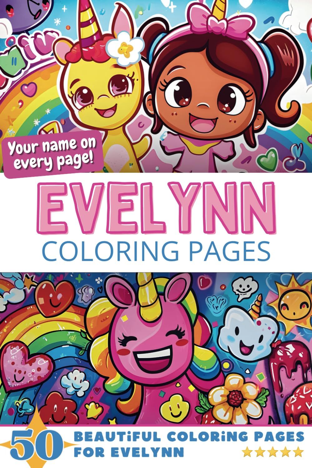 Evelynn Coloring Book Cover