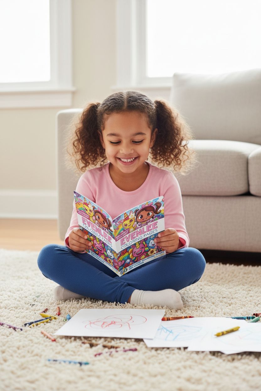 Evenlee personal coloring pages