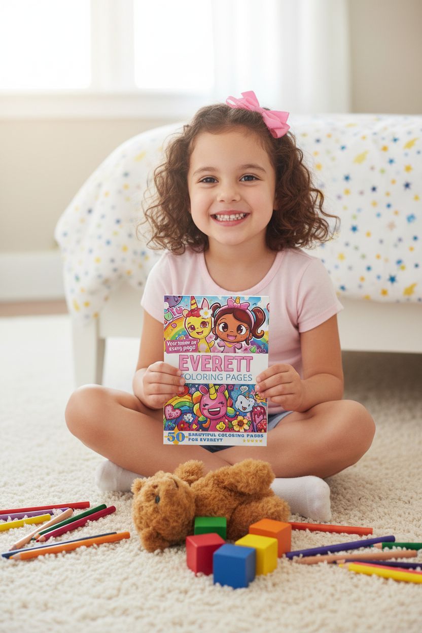 Everett personal coloring pages