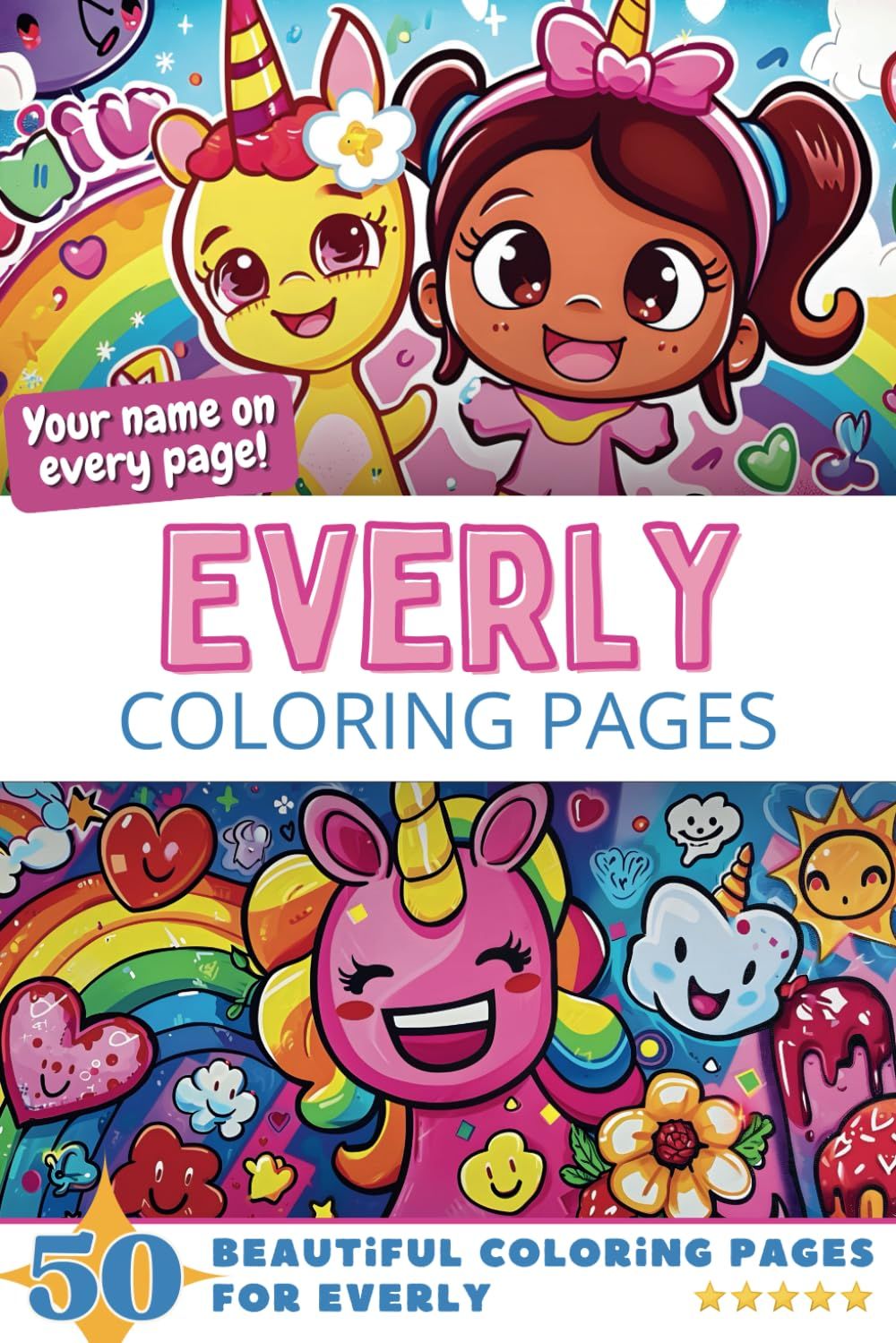 Everly Coloring Book Cover