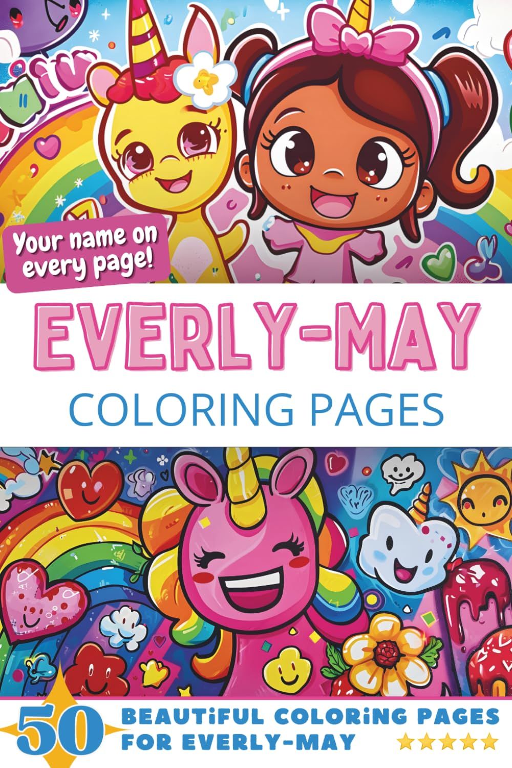 Everly-May Coloring Book Cover