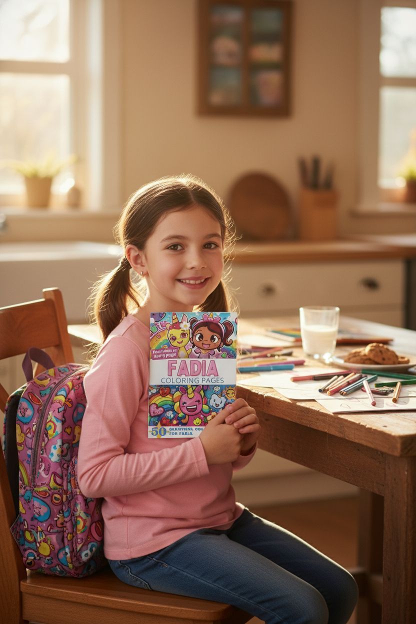 Fadia personal coloring pages