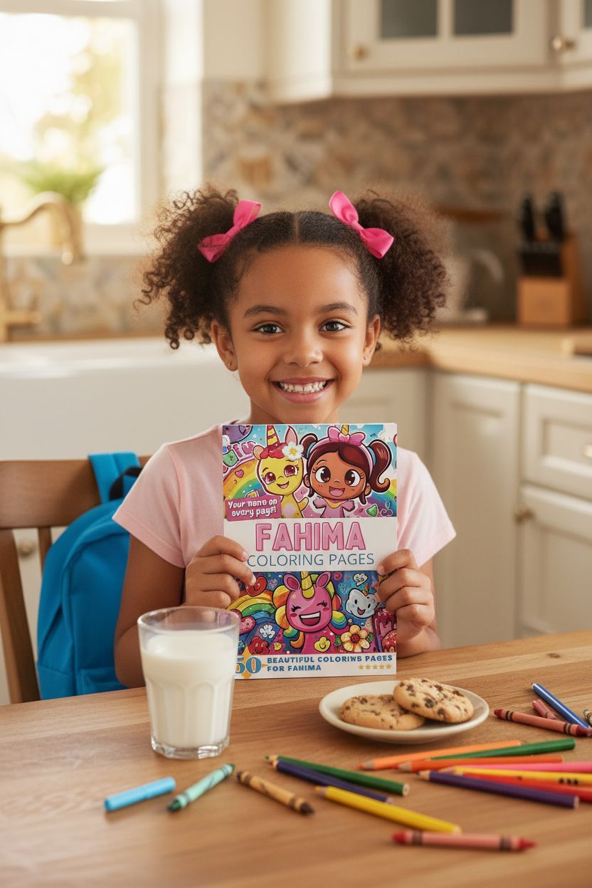 Fahima personal coloring pages