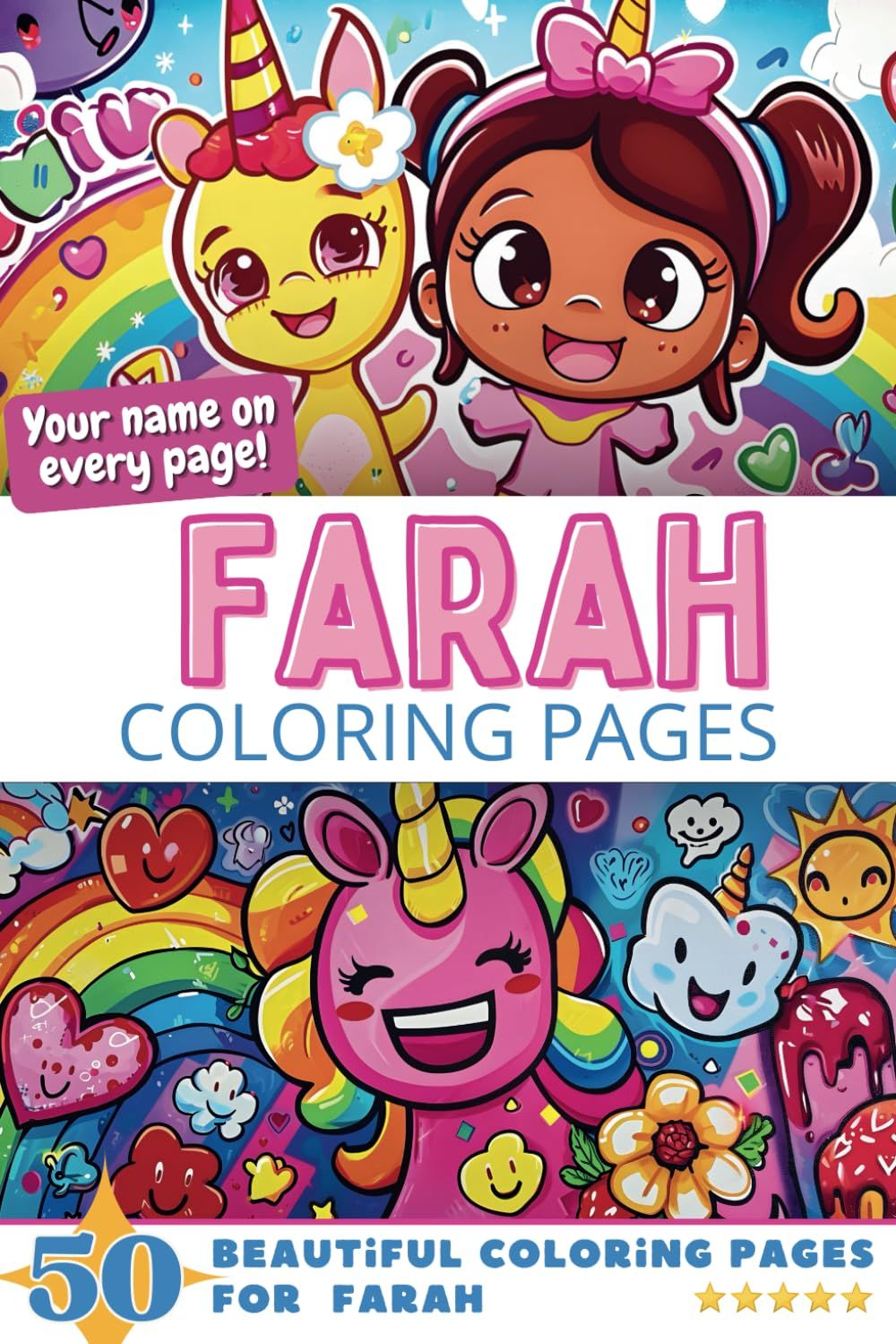 Farah Coloring Book Cover