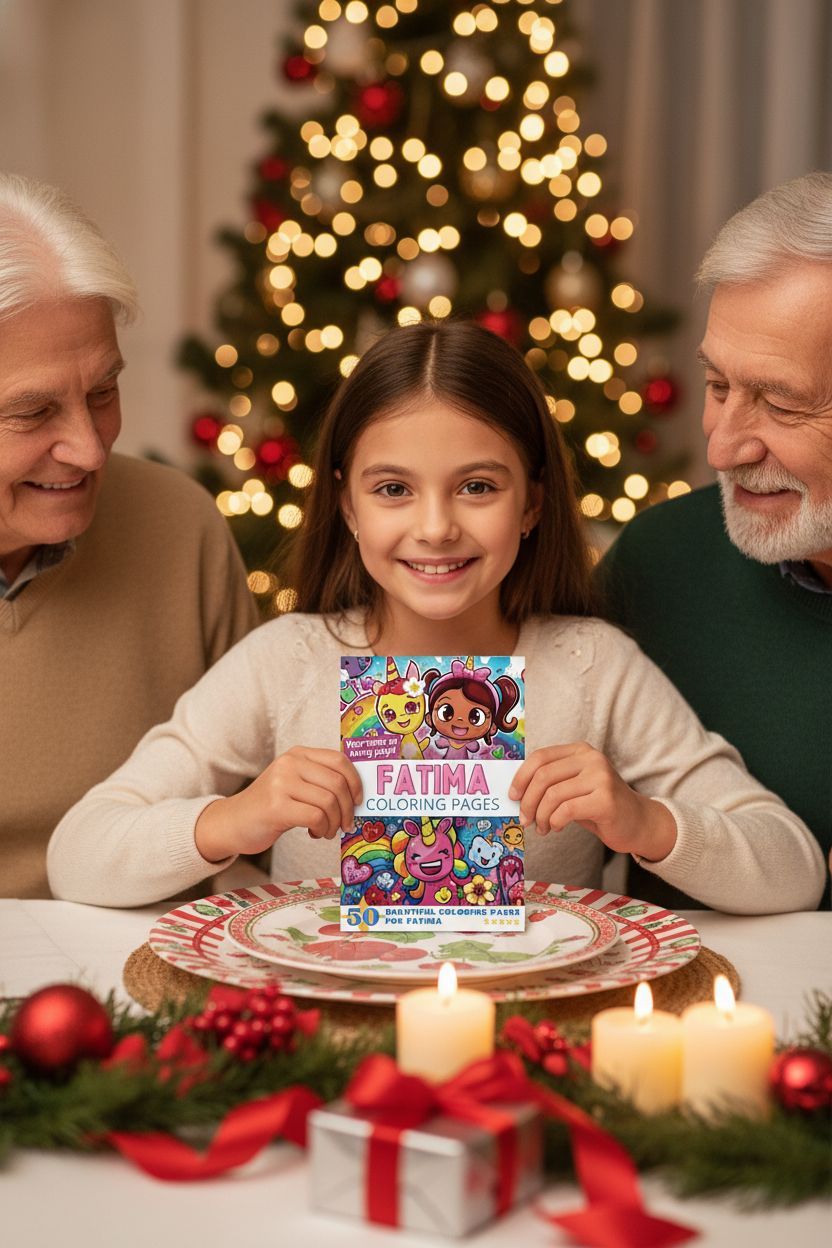 Fatima Christmas coloring pages gift