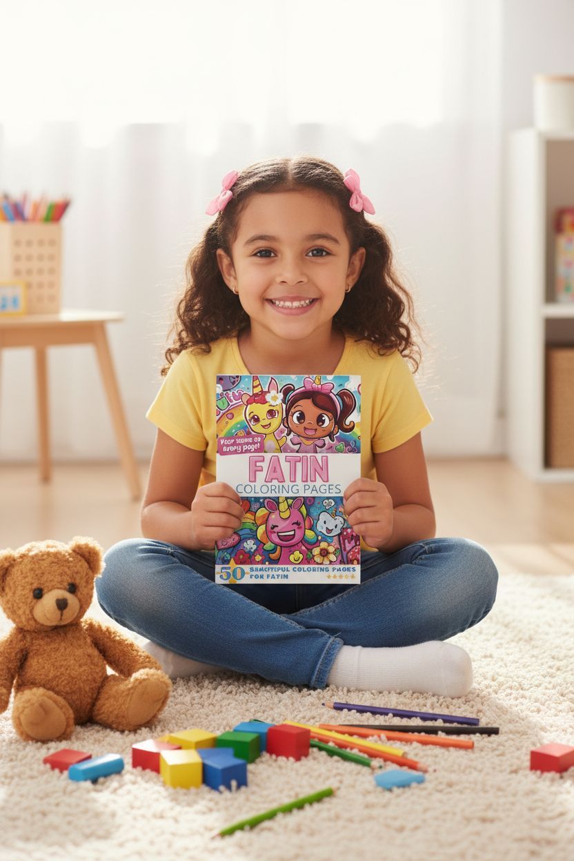 Fatin personal coloring pages