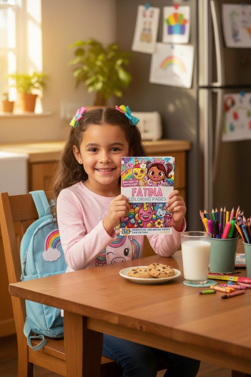 Fatina personal coloring pages