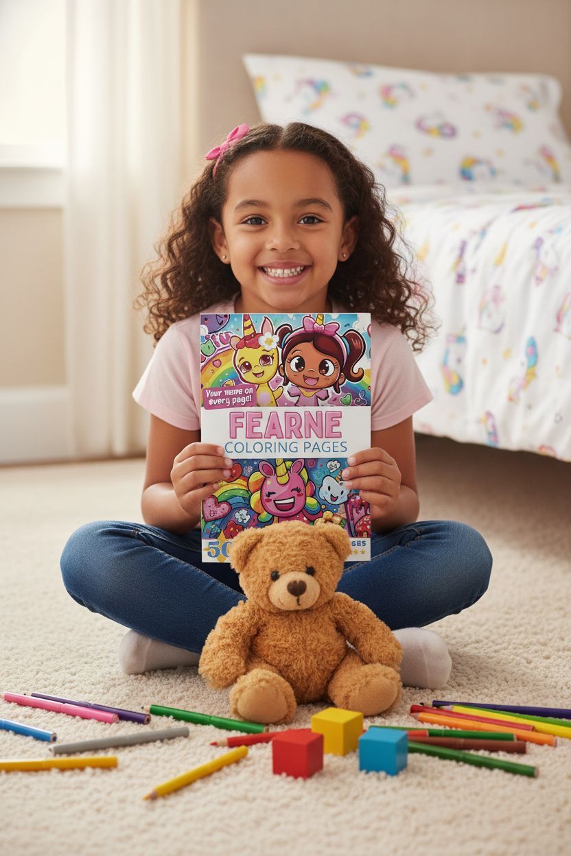 Fearne personal coloring pages