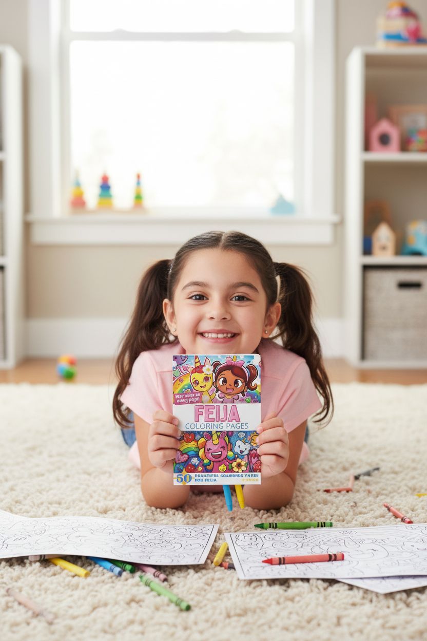 Feija personal coloring pages