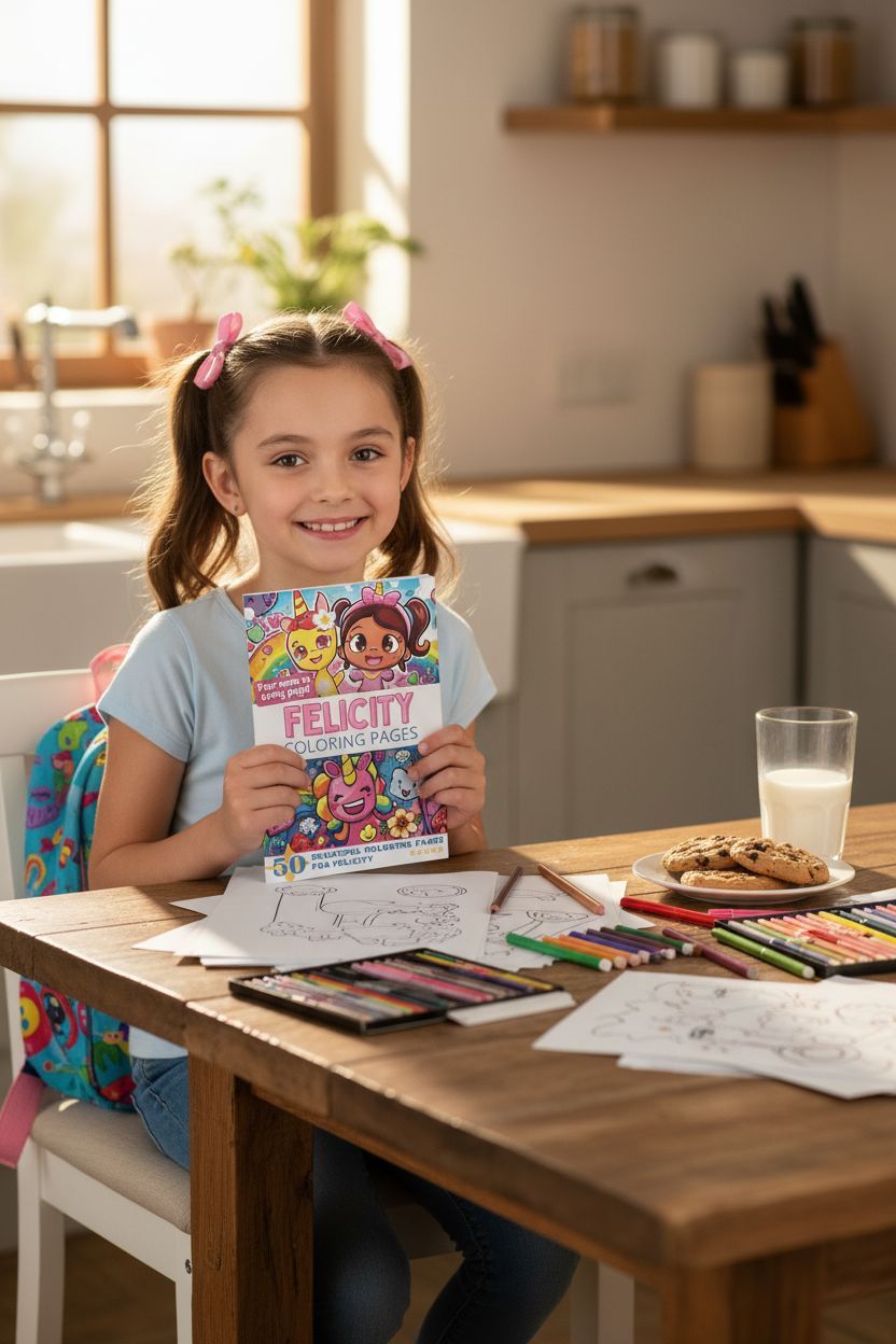 Felicity personal coloring pages