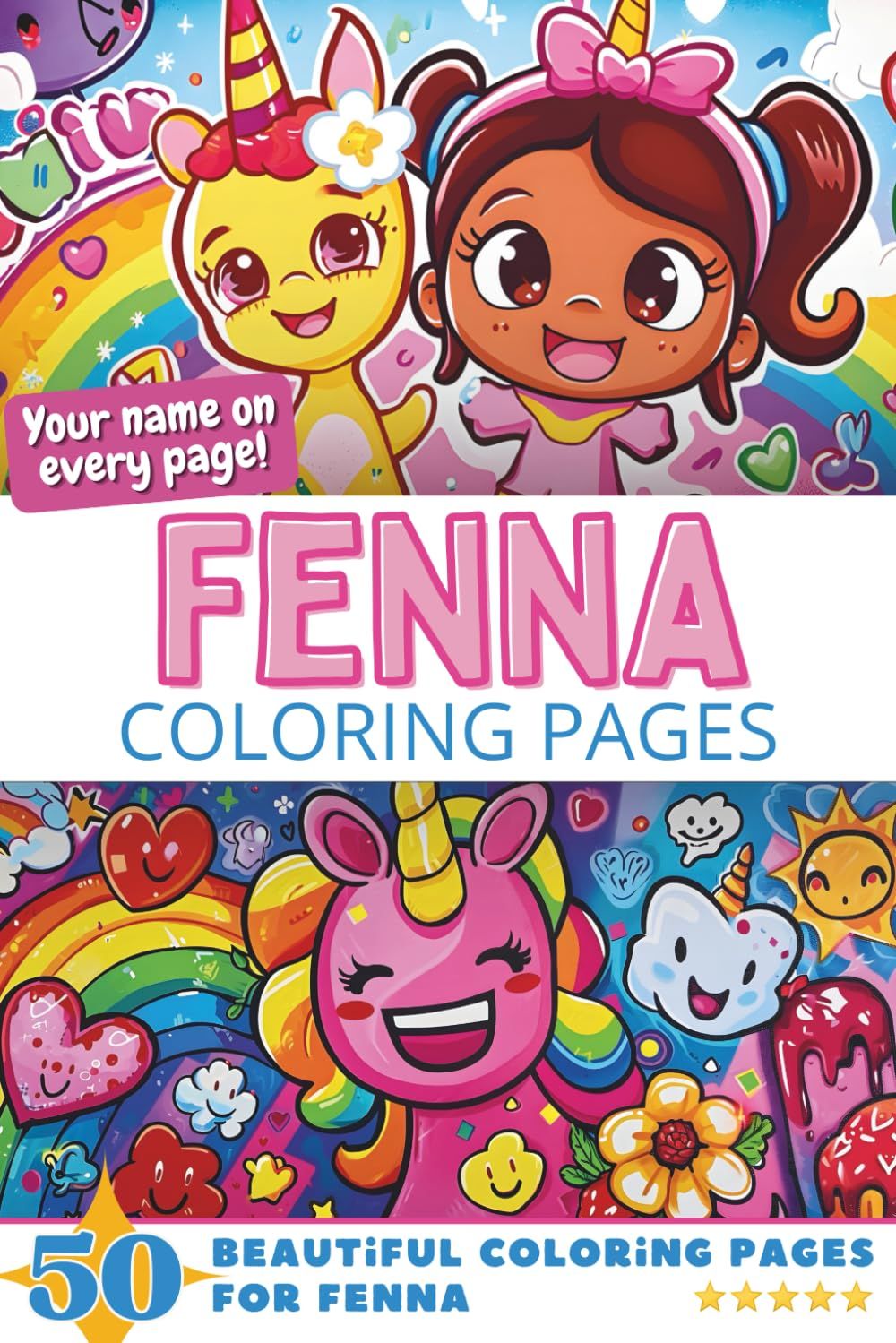 Fenna Coloring Book Cover