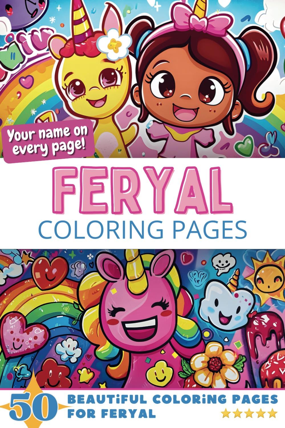 Feryal Coloring Book Cover