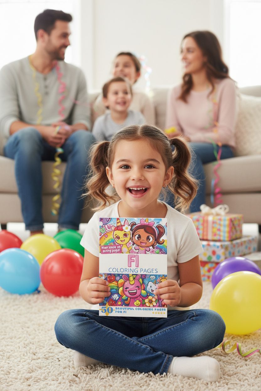 Fi coloring book in use