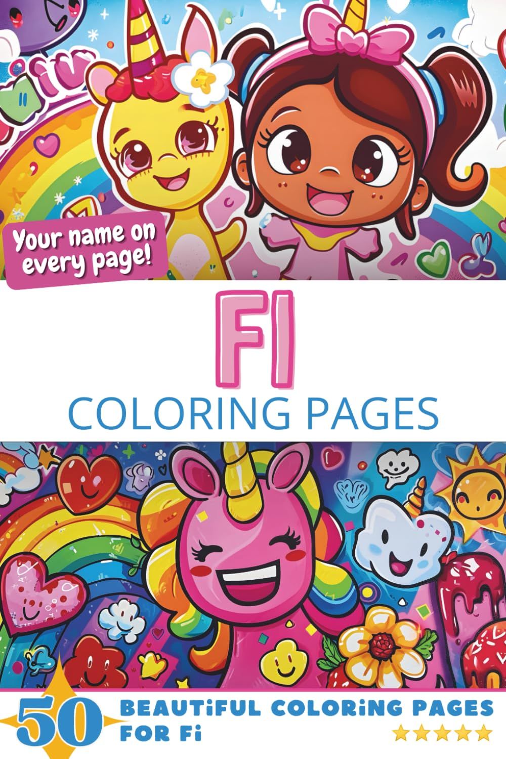 Fi Coloring Book Cover