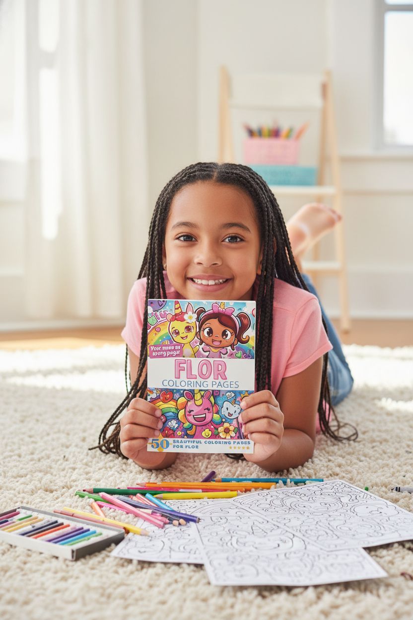 Flor personal coloring pages