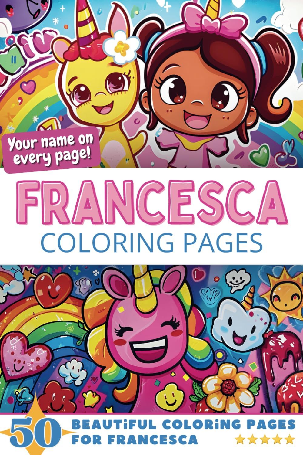 Francesca Coloring Book Cover