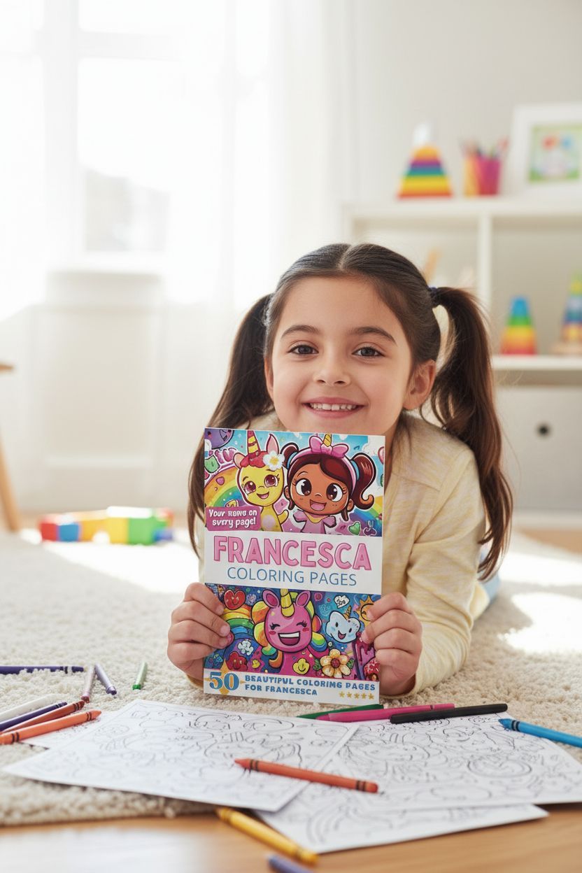 Francesca personal coloring pages