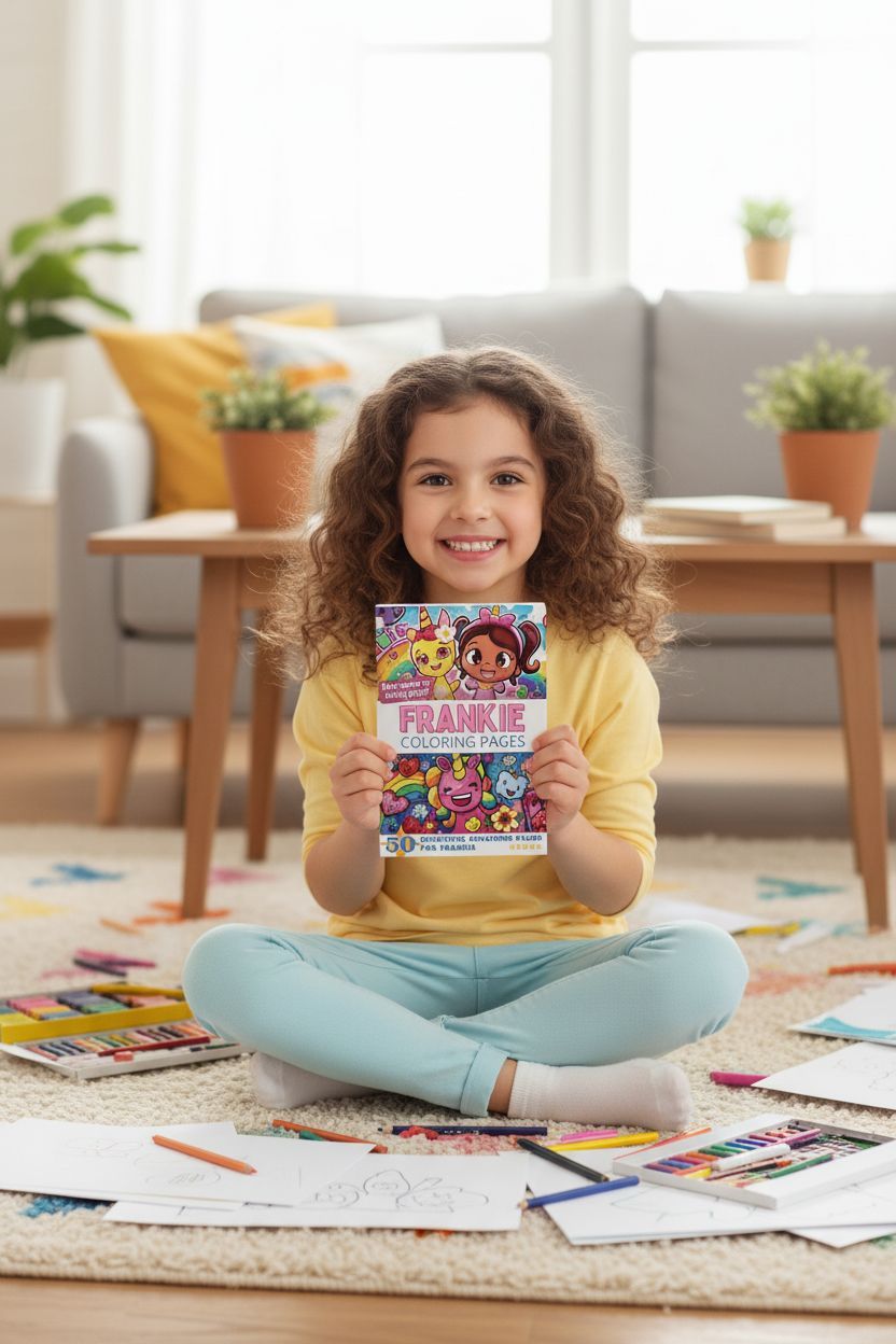 Frankie personal coloring pages