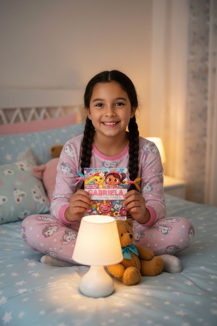 Gabriela personal coloring pages