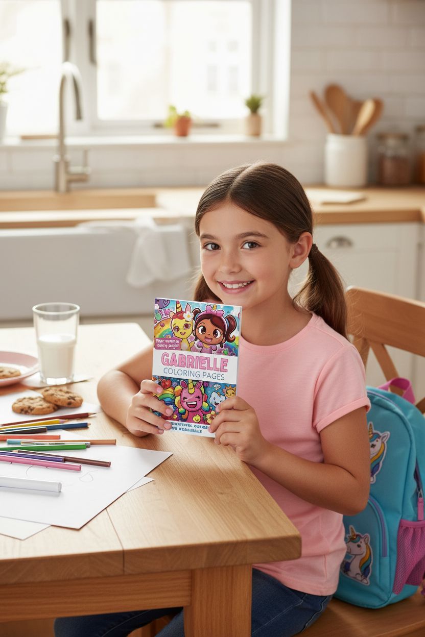 Gabrielle personal coloring pages