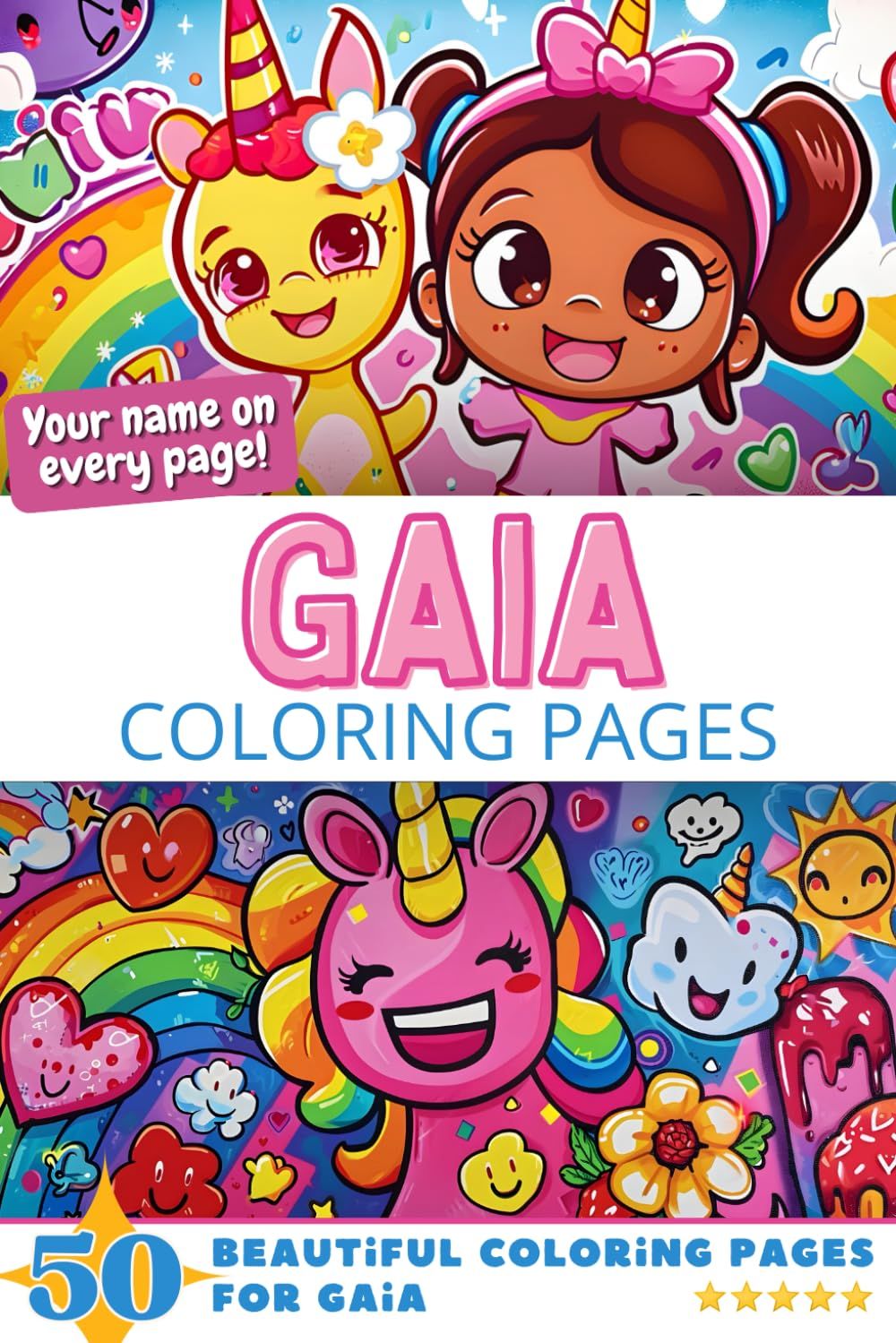 Gaia Coloring Book Cover