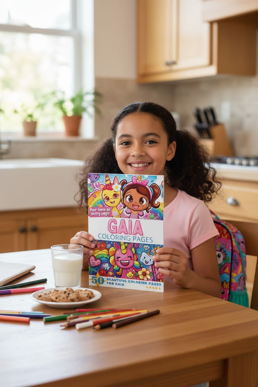 Gaia personal coloring pages