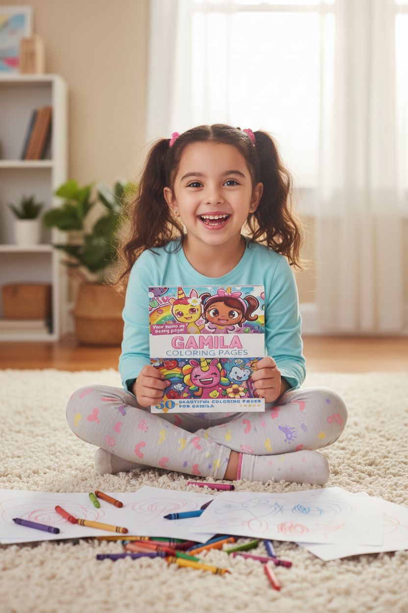 Gamila personal coloring pages