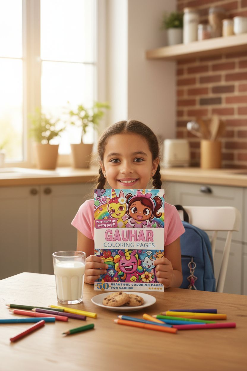 Gauhar personal coloring pages