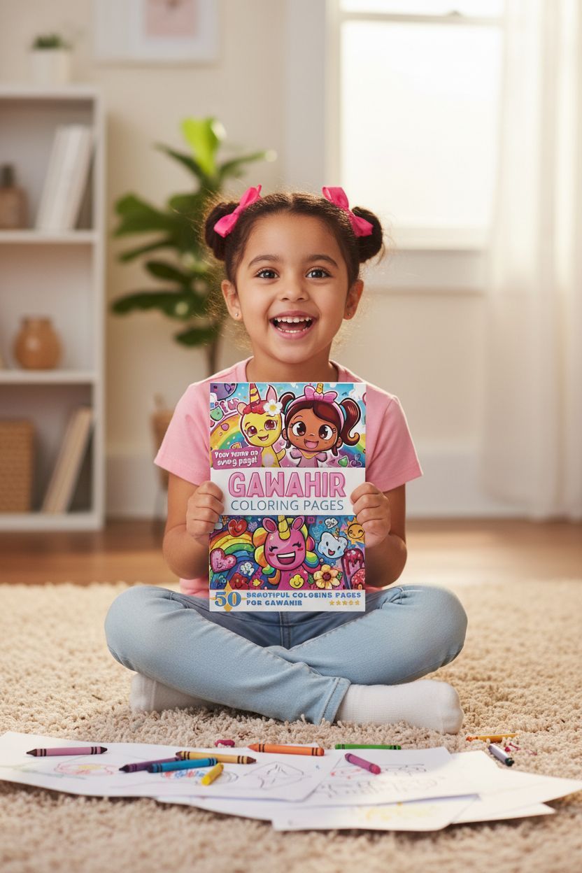 Gawahir personal coloring pages