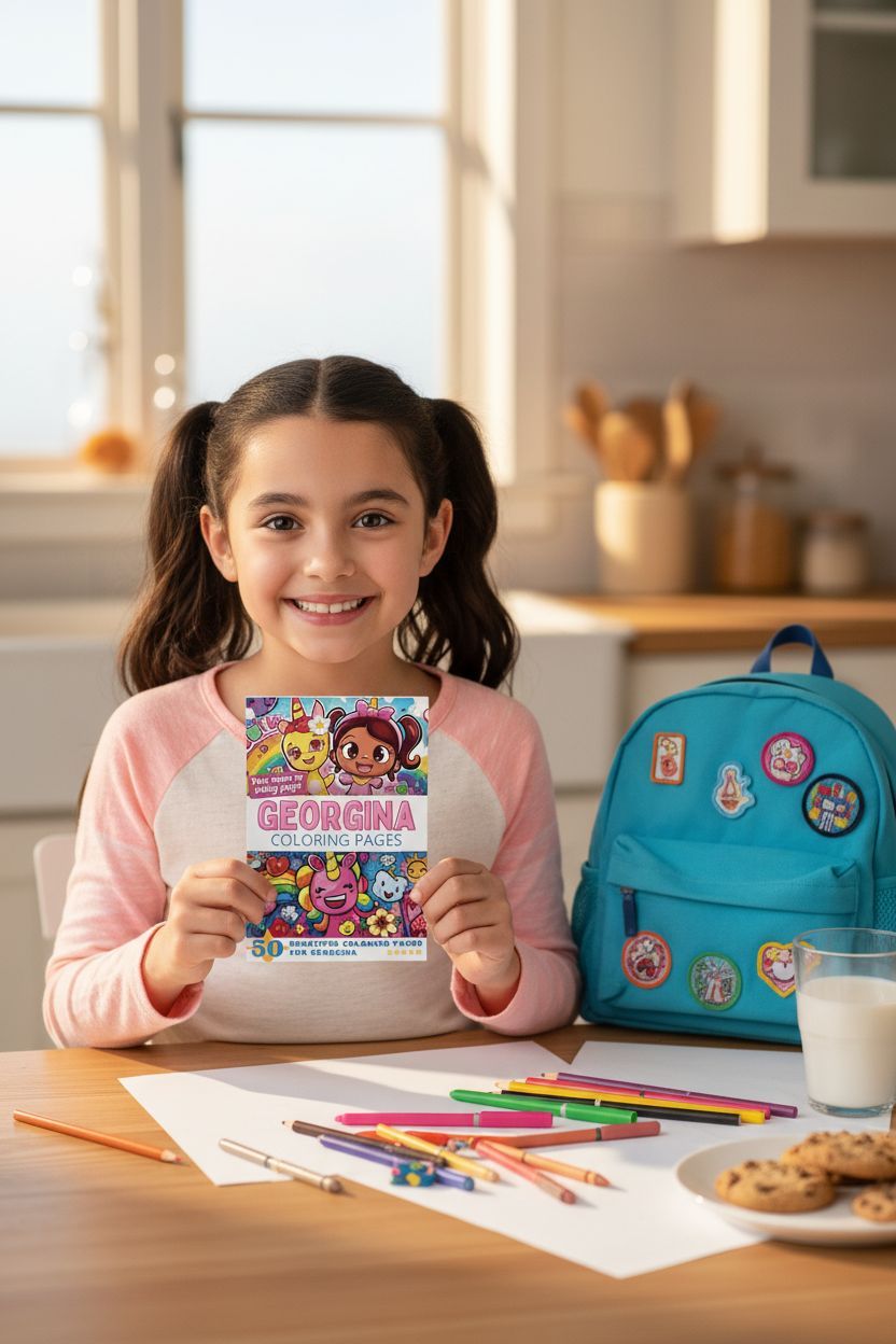 Georgina personal coloring pages