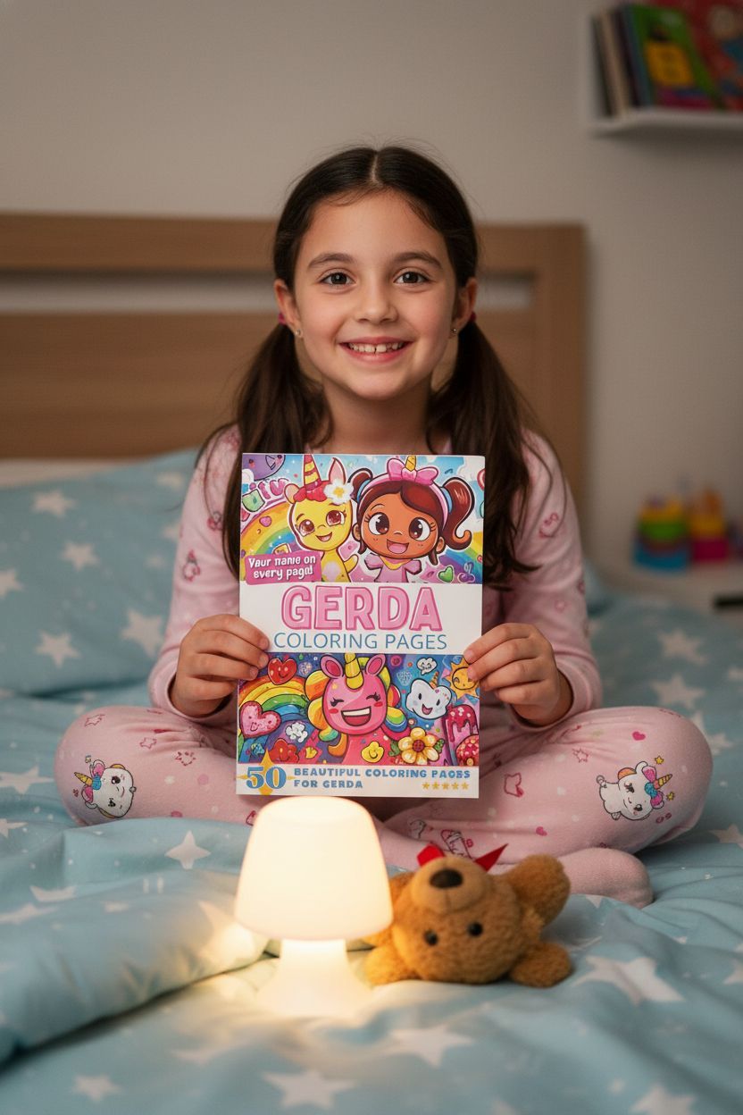 Gerda personal coloring pages