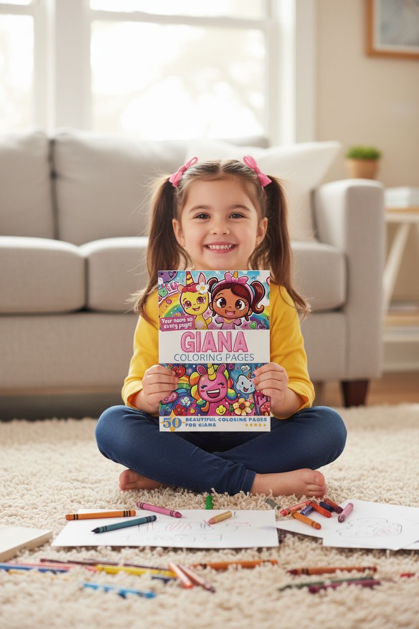 Giana personal coloring pages