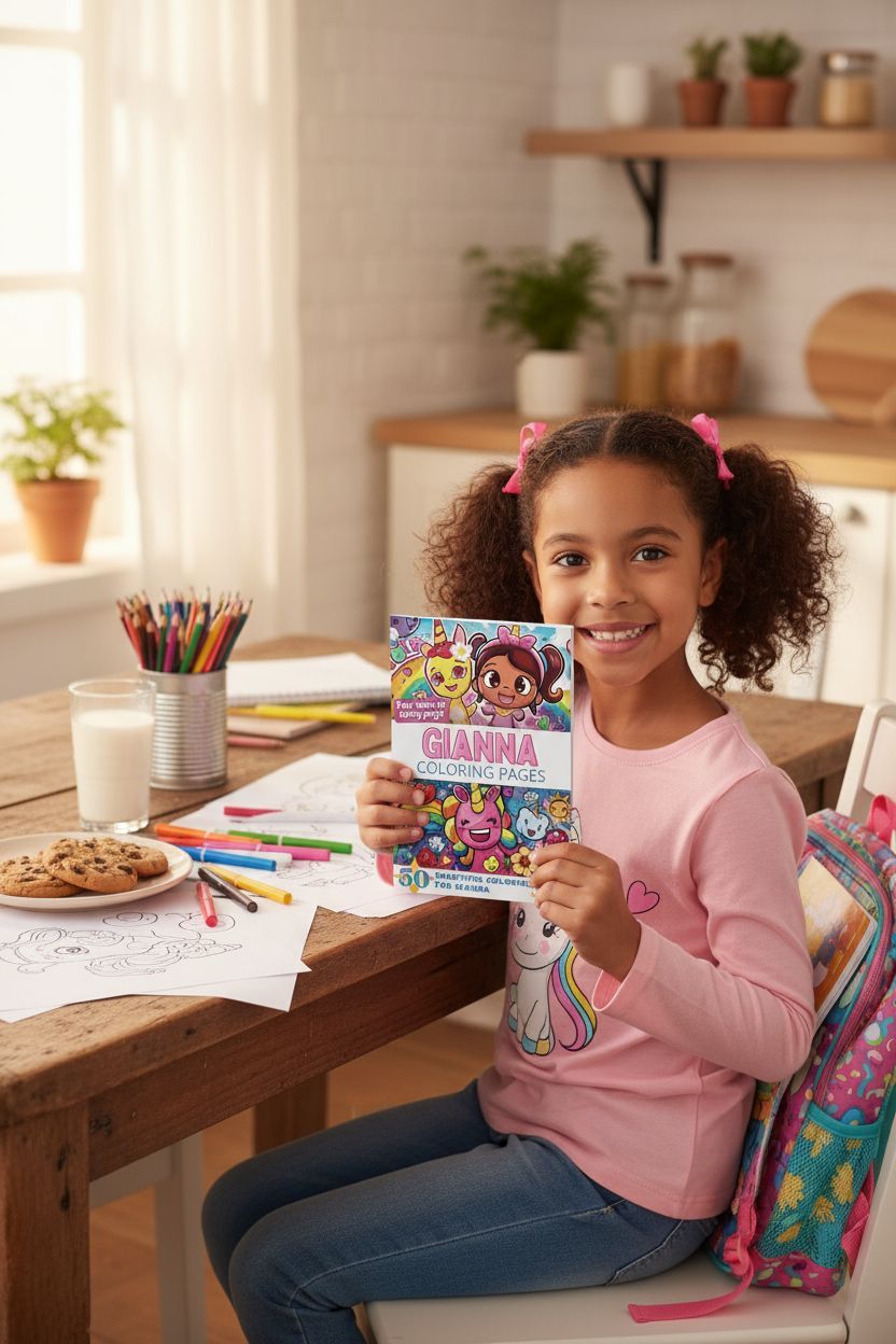 Gianna personal coloring pages