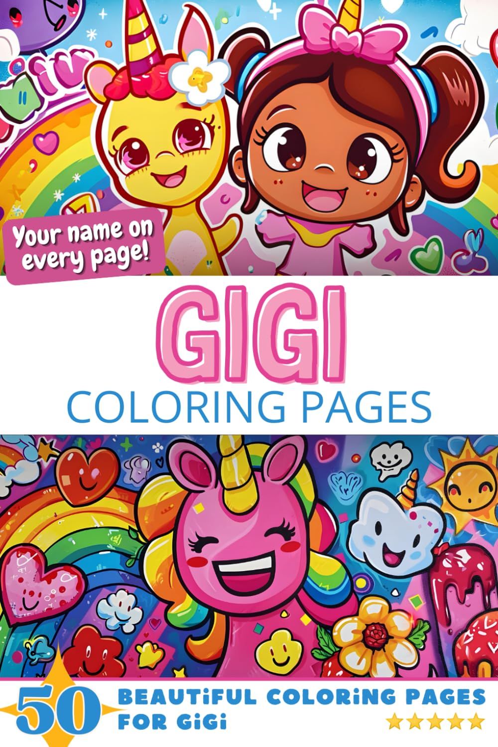 Gigi Coloring Book Cover