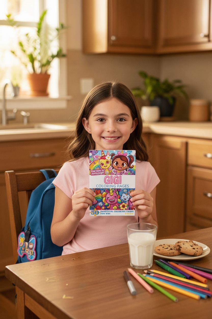 Gigi personal coloring pages