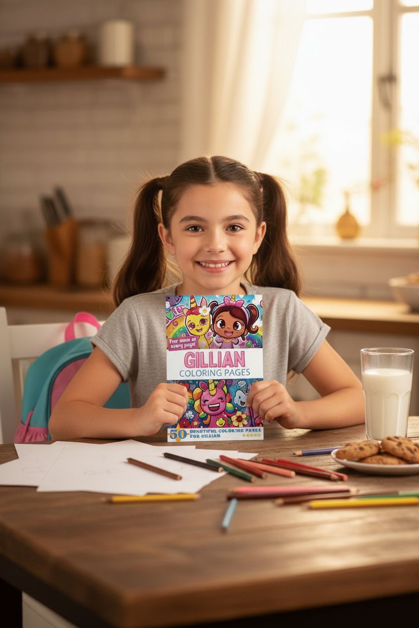 Gillian personal coloring pages