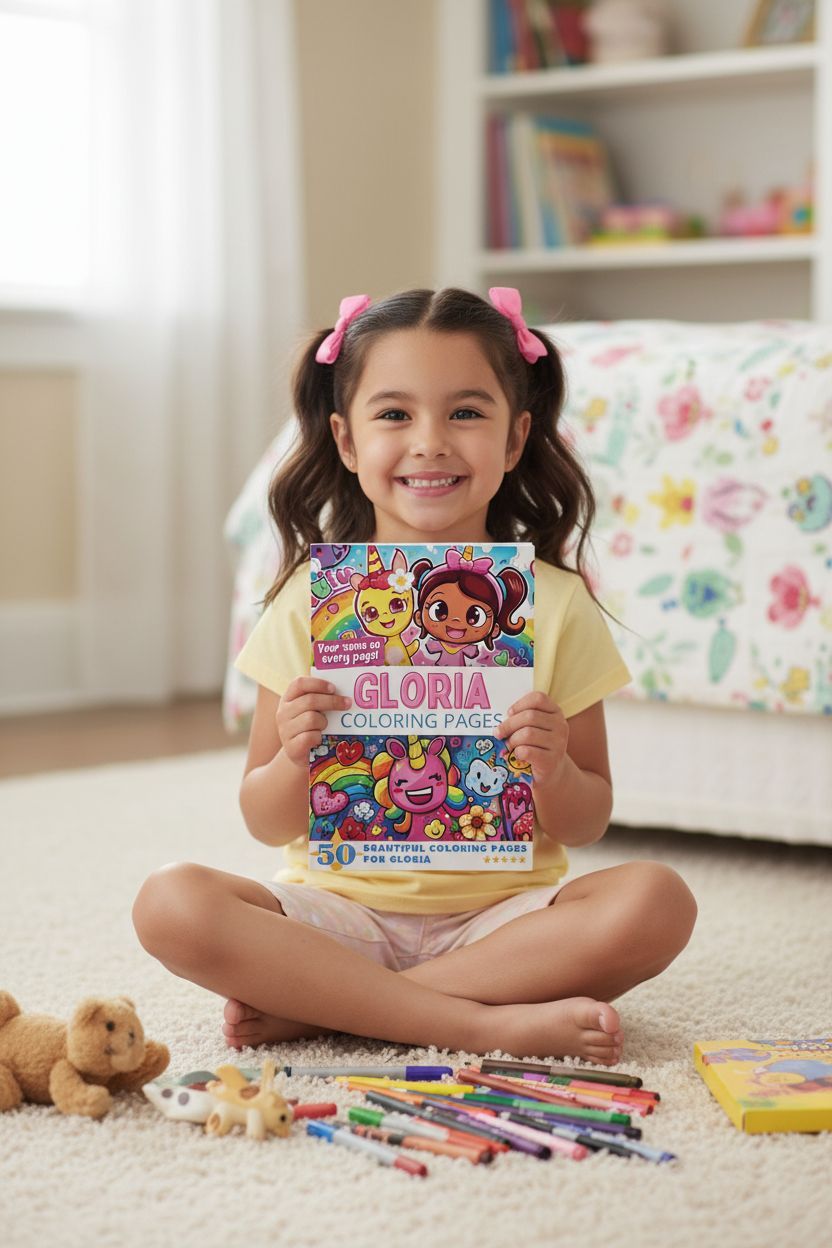 Gloria personal coloring pages