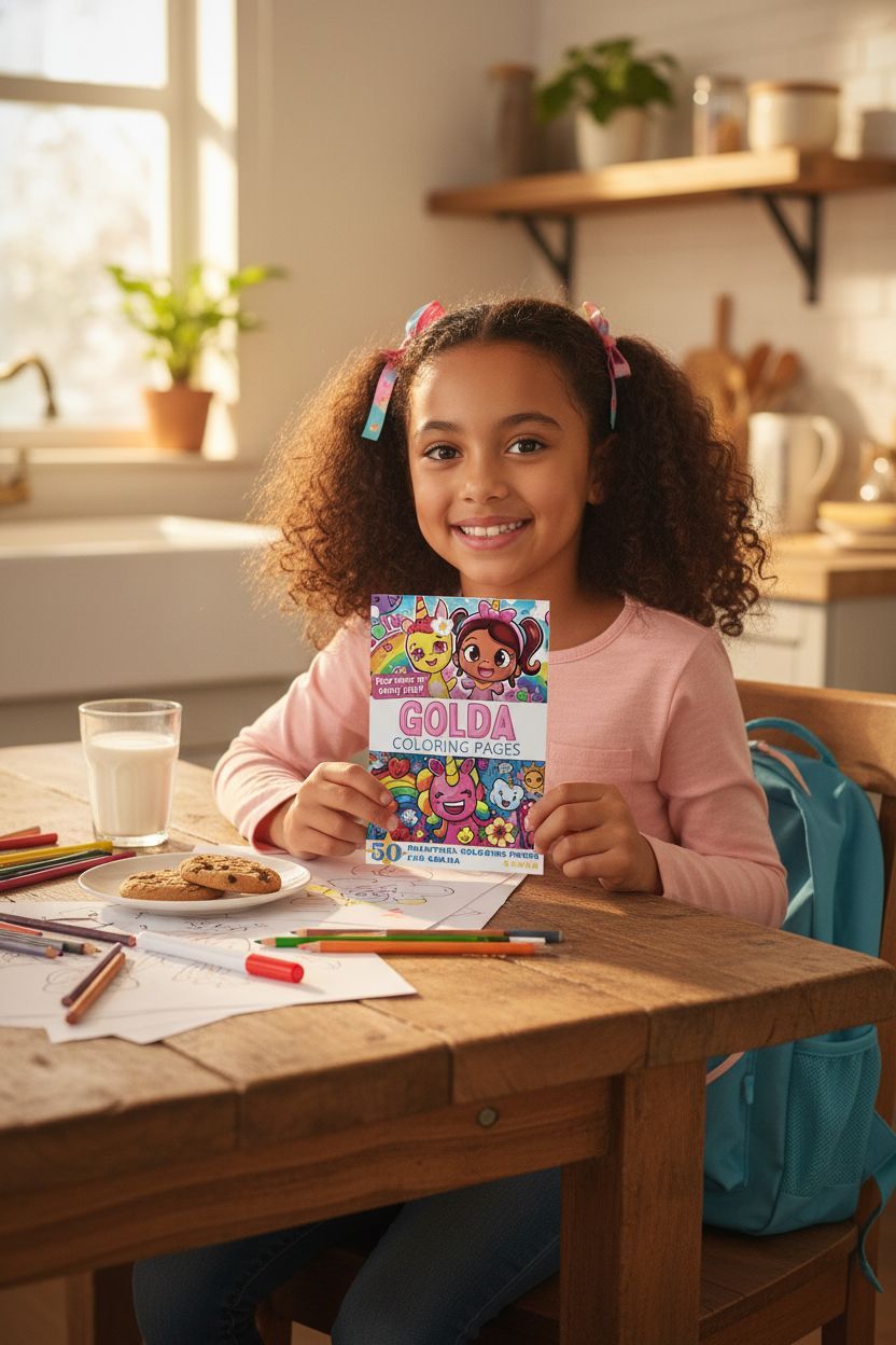 Golda personal coloring pages