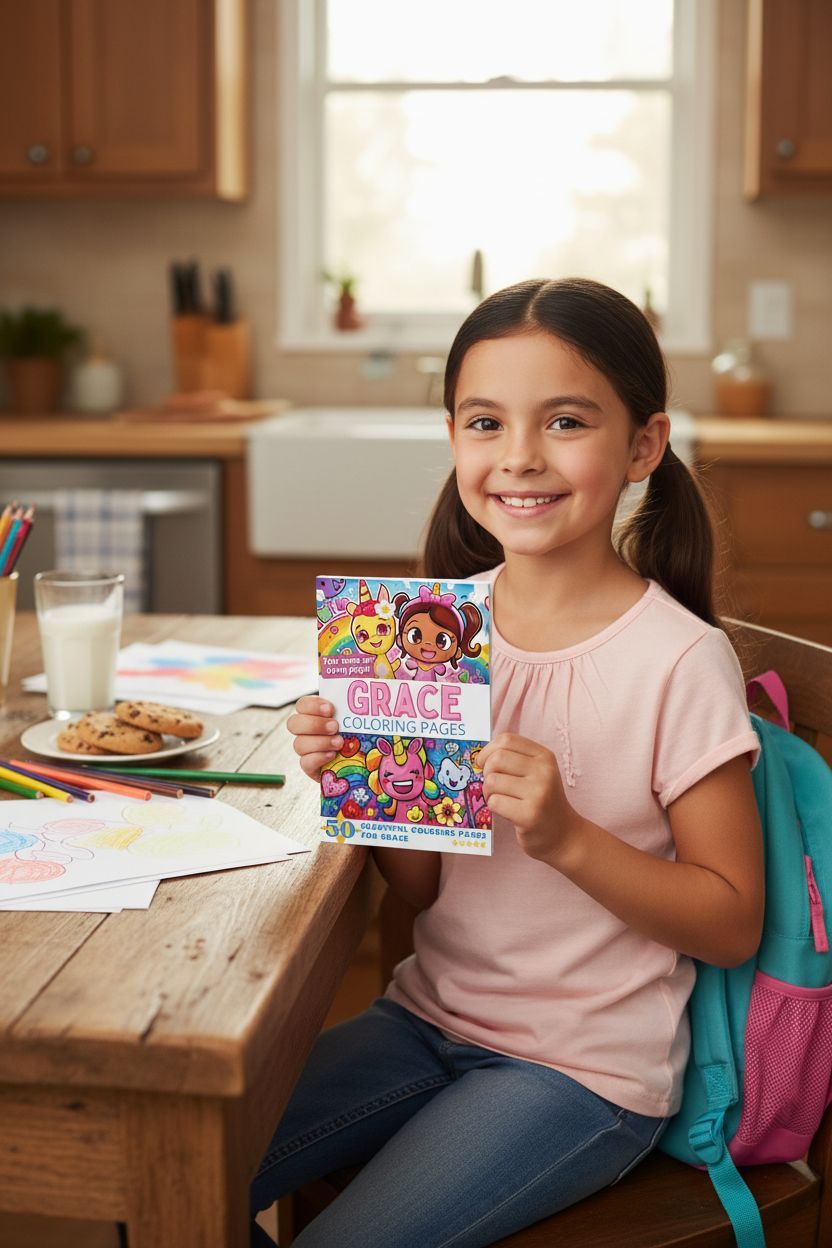 Grace personal coloring pages