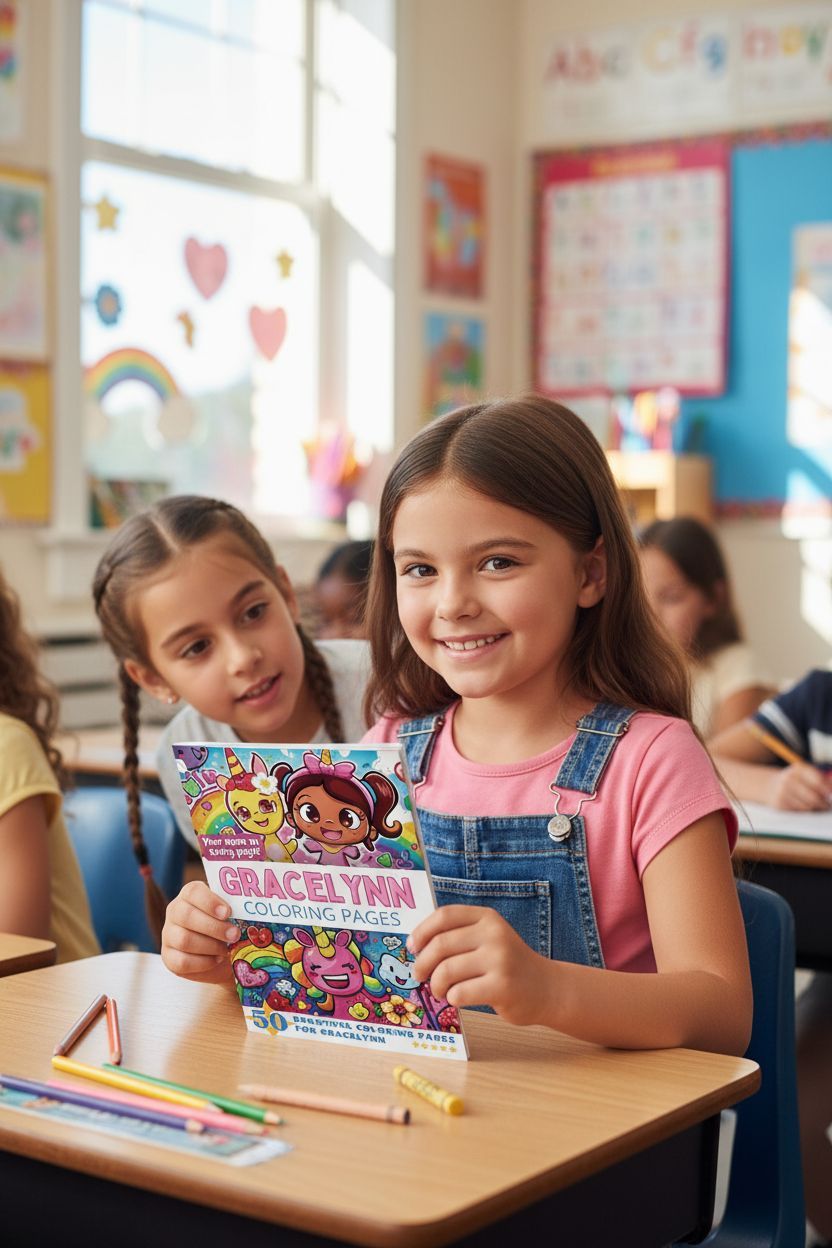 Gracelynn personal coloring pages