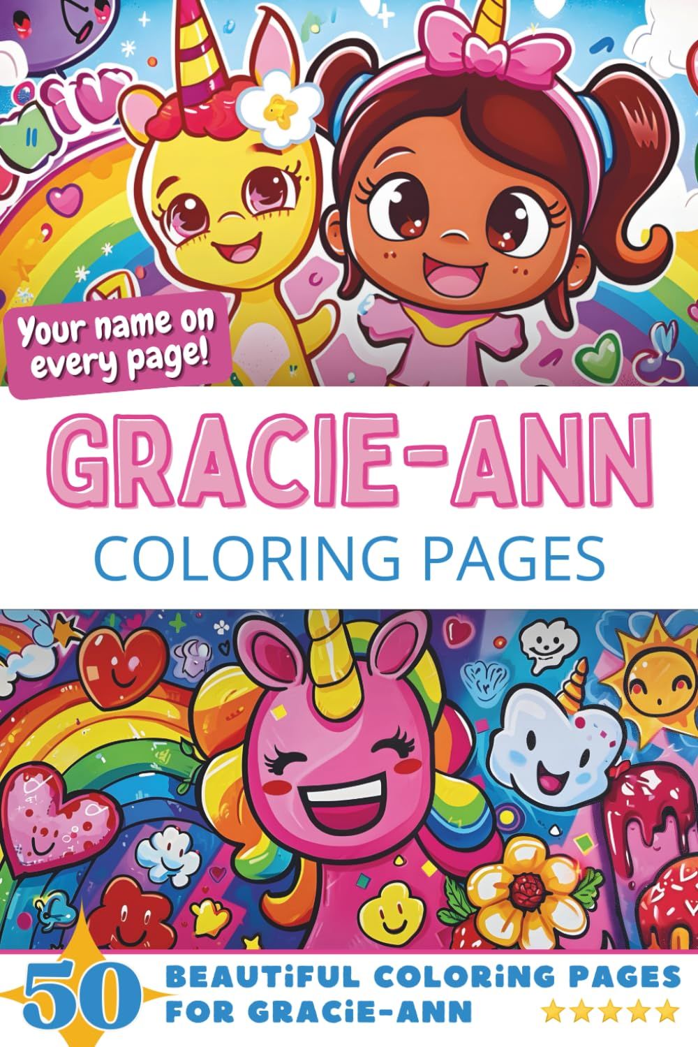 Gracie-Ann Coloring Book Cover