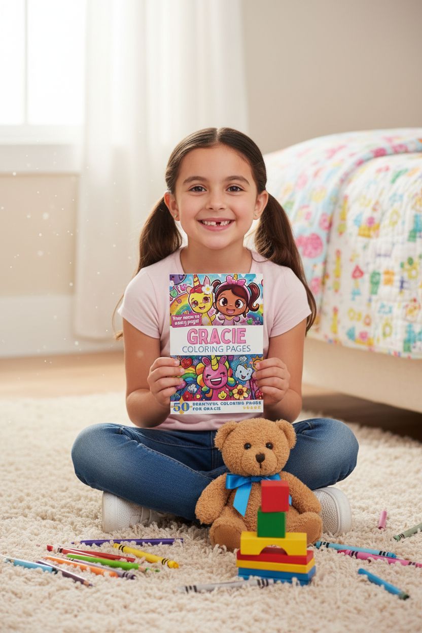 Gracie personal coloring pages