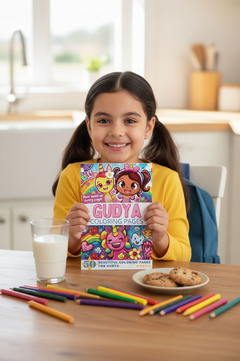 Gudya personal coloring pages