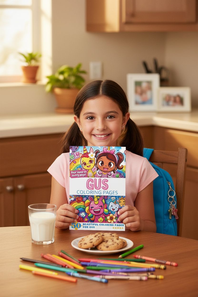 Gus personal coloring pages