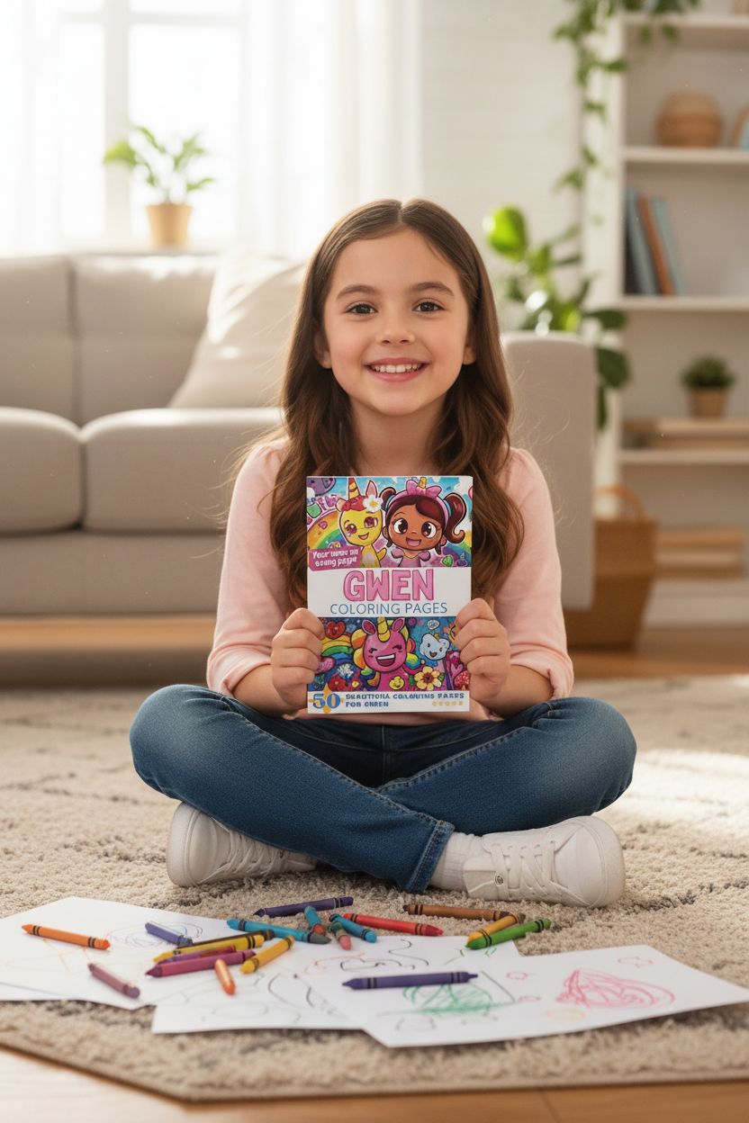 Gwen personal coloring pages